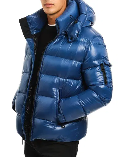 SAM. Men's Glacier Quilted Down Jacket - Ocean | Thumbnail 2 SAM. Men's Glacier Quilted Down Jacket - Ocean | Thumbnail 2