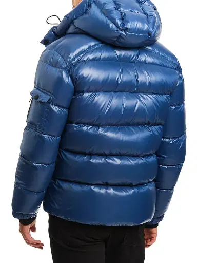 SAM. Men's Glacier Quilted Down Jacket - Ocean | Thumbnail 5 SAM. Men's Glacier Quilted Down Jacket - Ocean | Thumbnail 5
