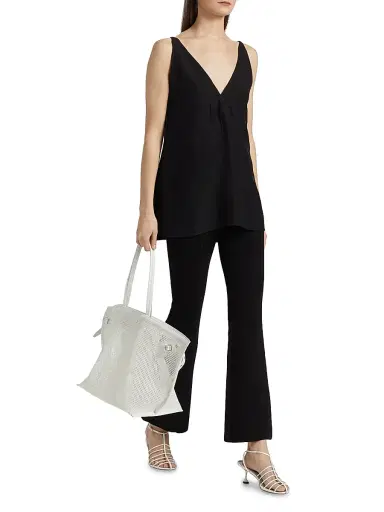 Proenza Schouler Women's Mitchell V-Neck Top | Thumbnail 2 Proenza Schouler Women's Mitchell V-Neck Top | Thumbnail 2