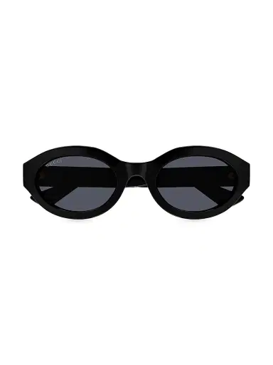 Gucci Women's Minimal GG 53MM Oval Sunglasses | Thumbnail 2 Gucci Women's Minimal GG 53MM Oval Sunglasses | Thumbnail 2