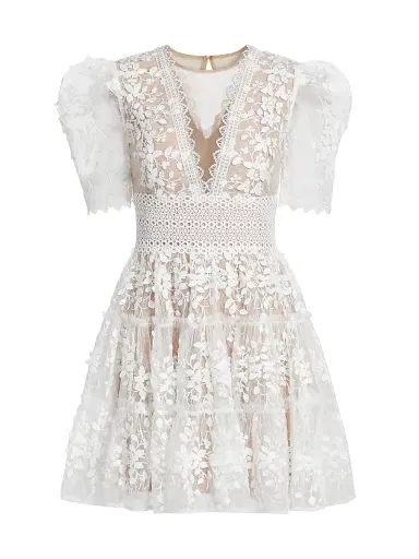 Bronx and Banco Women's Megan Lace Minidress - White | Thumbnail 1 Bronx and Banco Women's Megan Lace Minidress - White | Thumbnail 1