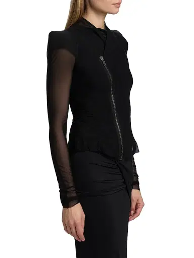 Rick Owens Lilies Women's Princess Sheer Jacket | Thumbnail 4 Rick Owens Lilies Women's Princess Sheer Jacket | Thumbnail 4