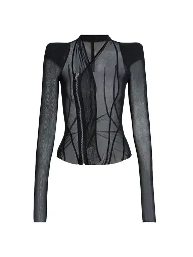 Rick Owens Lilies Women's Princess Sheer Jacket | Thumbnail 1 Rick Owens Lilies Women's Princess Sheer Jacket | Thumbnail 1