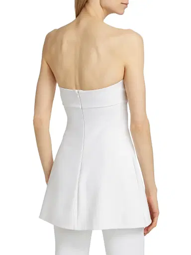 Rosetta Getty Women's Twist Strapless Peplum Top | Thumbnail 5 Rosetta Getty Women's Twist Strapless Peplum Top | Thumbnail 5
