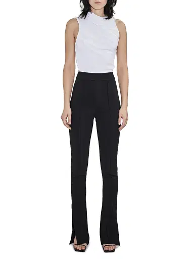 Et Ochs Women's Isaiah Slit Flare Pants - Black | Thumbnail 2 Et Ochs Women's Isaiah Slit Flare Pants - Black | Thumbnail 2
