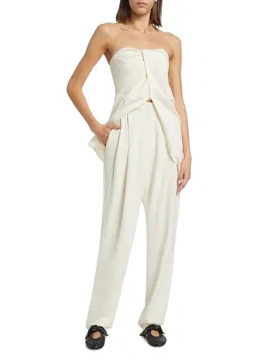 Tove Women's Emery Wool-Blend Pleated Pants - | Thumbnail 2 Tove Women's Emery Wool-Blend Pleated Pants - | Thumbnail 2
