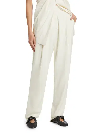 Tove Women's Emery Wool-Blend Pleated Pants - | Thumbnail 3 Tove Women's Emery Wool-Blend Pleated Pants - | Thumbnail 3