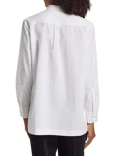 FIGUE Women's Antonella Tux Tunic - White - Size Small | Thumbnail 5 FIGUE Women's Antonella Tux Tunic - White - Size Small | Thumbnail 5