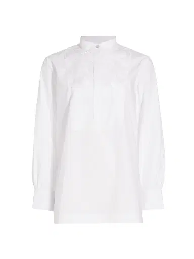 FIGUE Women's Antonella Tux Tunic - White - Size Small | Thumbnail 1 FIGUE Women's Antonella Tux Tunic - White - Size Small | Thumbnail 1