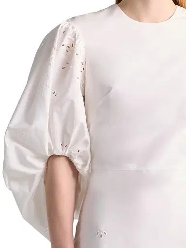 Altuzarra Women's Danielle Eyelet Puff-Sleeve Cocktail Dress | Thumbnail 4 Altuzarra Women's Danielle Eyelet Puff-Sleeve Cocktail Dress | Thumbnail 4