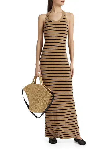 Proenza Schouler Women's Meryl Halterneck Maxi Dress | Thumbnail 3 Proenza Schouler Women's Meryl Halterneck Maxi Dress | Thumbnail 3