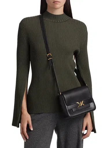 Proenza Schouler Women's Abigail Viscose Ribbed Top | Thumbnail 3 Proenza Schouler Women's Abigail Viscose Ribbed Top | Thumbnail 3