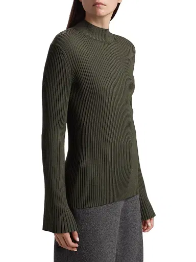 Proenza Schouler Women's Abigail Viscose Ribbed Top | Thumbnail 4 Proenza Schouler Women's Abigail Viscose Ribbed Top | Thumbnail 4