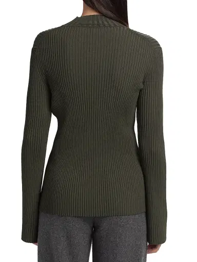Proenza Schouler Women's Abigail Viscose Ribbed Top | Thumbnail 5 Proenza Schouler Women's Abigail Viscose Ribbed Top | Thumbnail 5
