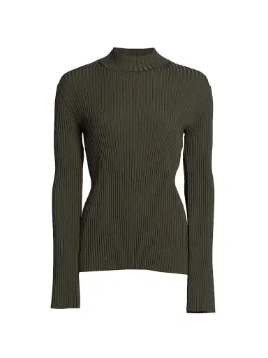 Proenza Schouler Women's Abigail Viscose Ribbed Top | Thumbnail 1 Proenza Schouler Women's Abigail Viscose Ribbed Top | Thumbnail 1