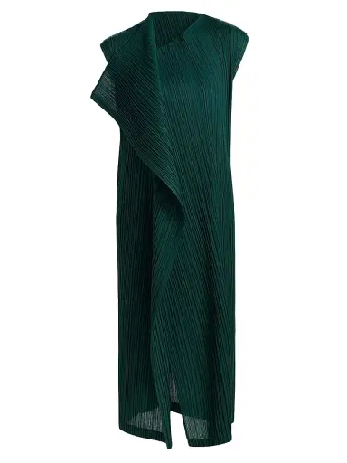 Pleats Please Issey Miyake Women's Plissè Pleats Ruffle Midi-Dress | Thumbnail 1 Pleats Please Issey Miyake Women's Plissè Pleats Ruffle Midi-Dress | Thumbnail 1