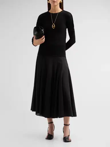 Issey Miyake Women's Crochet Top - Black - Size XS | Thumbnail 2 Issey Miyake Women's Crochet Top - Black - Size XS | Thumbnail 2