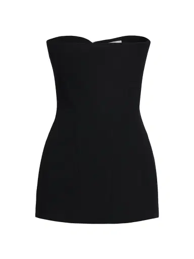 Victoria Beckham Women's Crepe Strapless Corset Top | Thumbnail 1 Victoria Beckham Women's Crepe Strapless Corset Top | Thumbnail 1