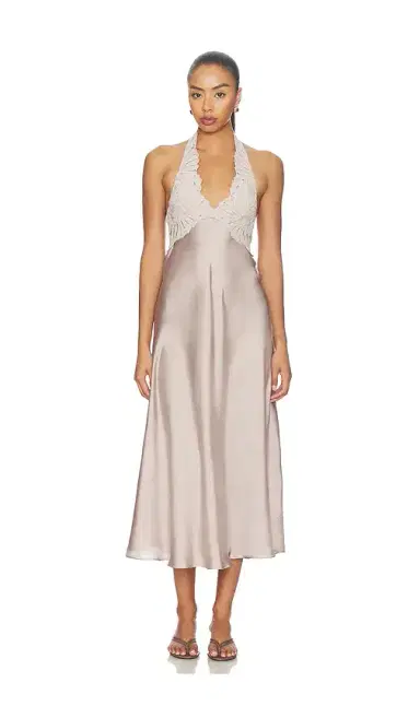 Free People x REVOLVE Might Be Something Satin Slip Dress | Thumbnail 1 Free People x REVOLVE Might Be Something Satin Slip Dress | Thumbnail 1