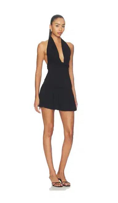 Frankies Bikinis Bowery Jersey Mini Dress | Thumbnail 2 Frankies Bikinis Bowery Jersey Mini Dress | Thumbnail 2