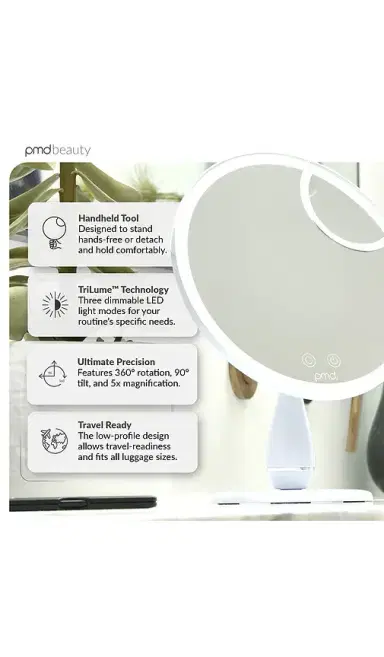 PMD Beauty Reflect Pro LED Vanity Mirror | Thumbnail 2 PMD Beauty Reflect Pro LED Vanity Mirror | Thumbnail 2