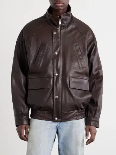 Enfants Riches Déprimés Prince Phillip’s Childhood Panelled Full-Grain Leather Jacket - Men | Thumbnail 3 Enfants Riches Déprimés Prince Phillip’s Childhood Panelled Full-Grain Leather Jacket - Men | Thumbnail 3