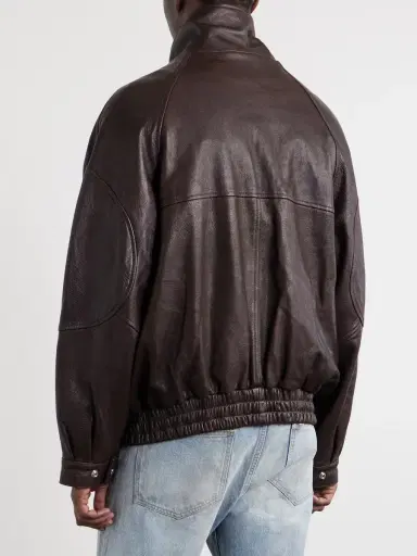Enfants Riches Déprimés Prince Phillip’s Childhood Panelled Full-Grain Leather Jacket - Men | Thumbnail 4 Enfants Riches Déprimés Prince Phillip’s Childhood Panelled Full-Grain Leather Jacket - Men | Thumbnail 4