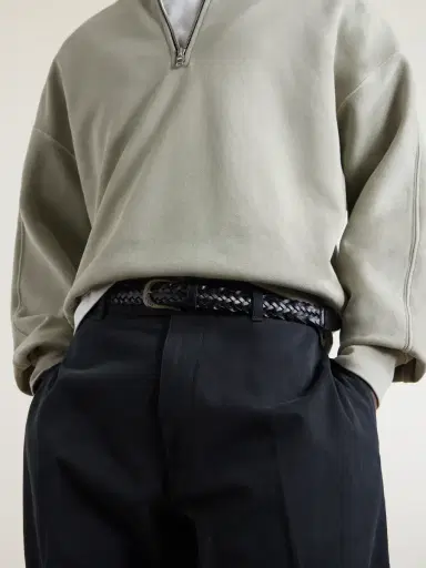 WTAPS 3cm Braided Leather Belt - Men | Thumbnail 2 WTAPS 3cm Braided Leather Belt - Men | Thumbnail 2