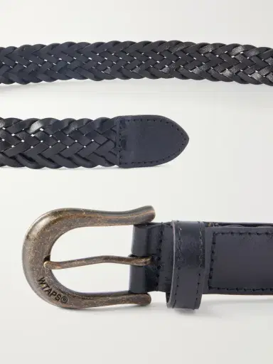 WTAPS 3cm Braided Leather Belt - Men | Thumbnail 3 WTAPS 3cm Braided Leather Belt - Men | Thumbnail 3