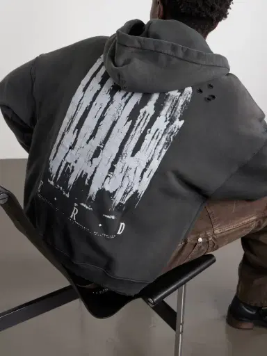 Enfants Riches Déprimés Djagilve's Grave Distressed Printed Cotton-Jersey Zip-Up Hoodie - Men | Thumbnail 5 Enfants Riches Déprimés Djagilve's Grave Distressed Printed Cotton-Jersey Zip-Up Hoodie - Men | Thumbnail 5