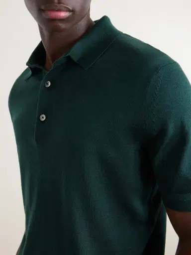 Tom Ford Cashmere and Silk-Blend Polo Shirt - Men | Thumbnail 5 Tom Ford Cashmere and Silk-Blend Polo Shirt - Men | Thumbnail 5
