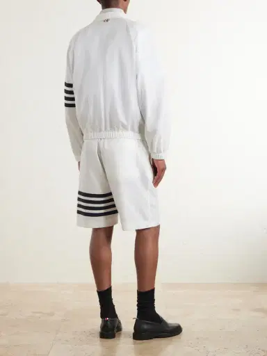 Thom Browne Striped Ripstop Track Jacket - Men | Thumbnail 4 Thom Browne Striped Ripstop Track Jacket - Men | Thumbnail 4