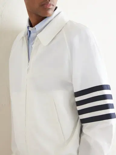 Thom Browne Striped Ripstop Track Jacket - Men | Thumbnail 5 Thom Browne Striped Ripstop Track Jacket - Men | Thumbnail 5