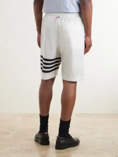 Thom Browne Straight-Leg Striped Shorts - Men | Thumbnail 4 Thom Browne Straight-Leg Striped Shorts - Men | Thumbnail 4