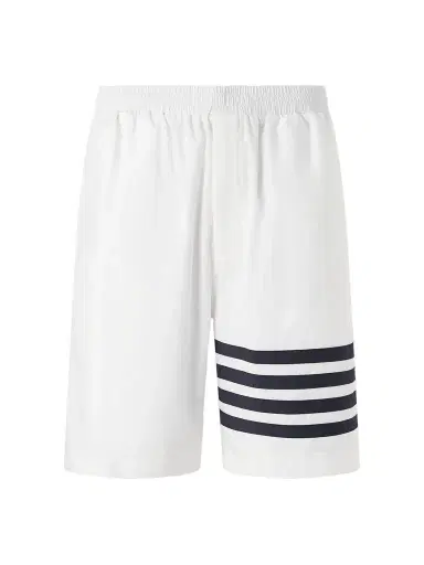 Thom Browne Straight-Leg Striped Shorts - Men | Thumbnail 1 Thom Browne Straight-Leg Striped Shorts - Men | Thumbnail 1