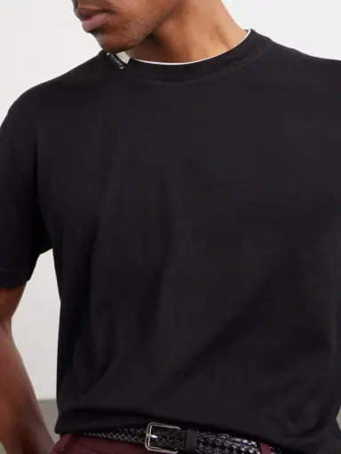 Dolce & Gabbana Logo-Appliquéd Cotton-Jersey T-Shirt - Men | Thumbnail 5 Dolce & Gabbana Logo-Appliquéd Cotton-Jersey T-Shirt - Men | Thumbnail 5