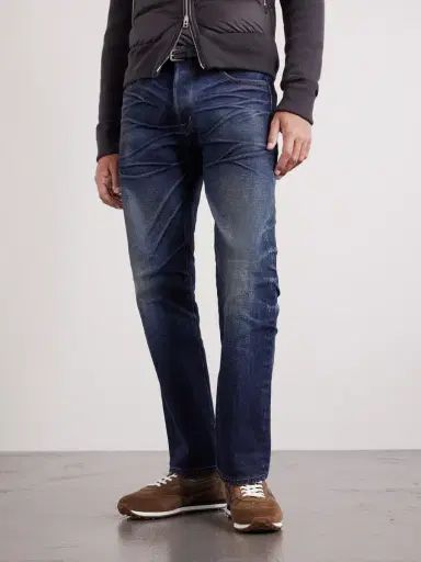 Tom Ford Mick Leather-Trimmed Suede Sneakers - Men | Thumbnail 2 Tom Ford Mick Leather-Trimmed Suede Sneakers - Men | Thumbnail 2