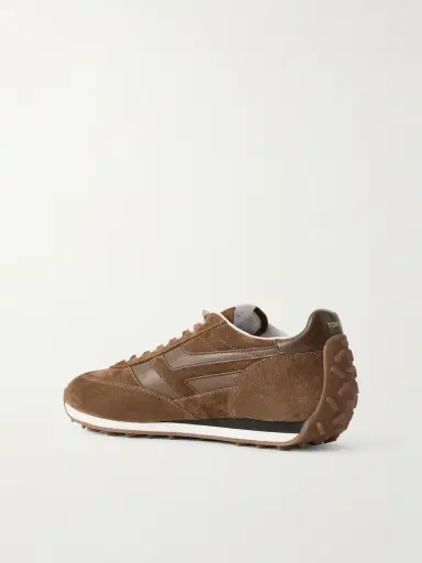 Tom Ford Mick Leather-Trimmed Suede Sneakers - Men | Thumbnail 4 Tom Ford Mick Leather-Trimmed Suede Sneakers - Men | Thumbnail 4