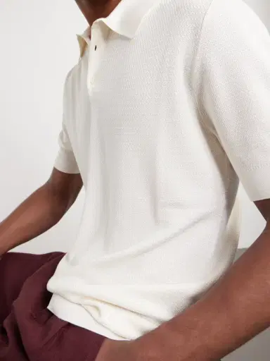 Dolce & Gabbana Logo-Embroidered Knitted Silk Polo Shirt - Men | Thumbnail 5 Dolce & Gabbana Logo-Embroidered Knitted Silk Polo Shirt - Men | Thumbnail 5