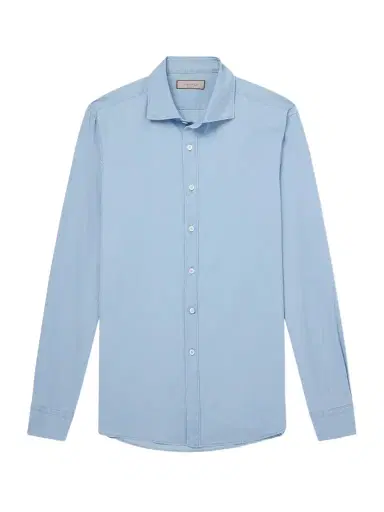 Canali Denim Shirt - Men | Thumbnail 1 Canali Denim Shirt - Men | Thumbnail 1