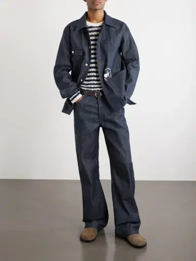 A.P.C. Fragment Sally Straight-Leg Printed Jeans - Men | Thumbnail 2 A.P.C. Fragment Sally Straight-Leg Printed Jeans - Men | Thumbnail 2