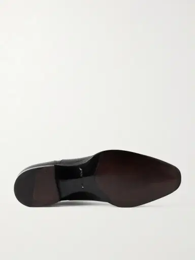 Tom Ford Elkan Burnished-Leather Oxford Shoes - Men | Thumbnail 3 Tom Ford Elkan Burnished-Leather Oxford Shoes - Men | Thumbnail 3