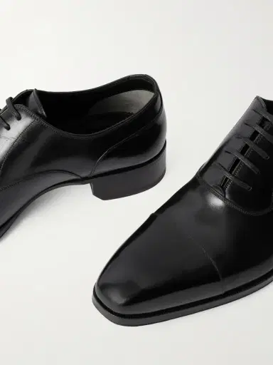 Tom Ford Elkan Burnished-Leather Oxford Shoes - Men | Thumbnail 5 Tom Ford Elkan Burnished-Leather Oxford Shoes - Men | Thumbnail 5