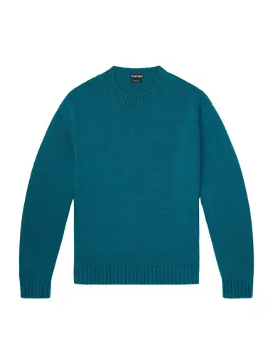 Tom Ford Wool and Cashmere-Blend Sweater - Men | Thumbnail 1 Tom Ford Wool and Cashmere-Blend Sweater - Men | Thumbnail 1