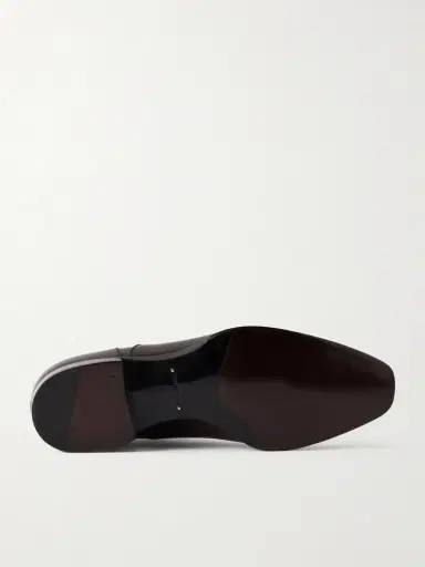 Tom Ford Elkan Burnished-Leather Oxford Shoes - Men | Thumbnail 3 Tom Ford Elkan Burnished-Leather Oxford Shoes - Men | Thumbnail 3