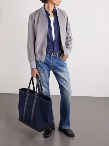 Tom Ford Silk and Cotton-Blend Shirt - Men | Thumbnail 2 Tom Ford Silk and Cotton-Blend Shirt - Men | Thumbnail 2
