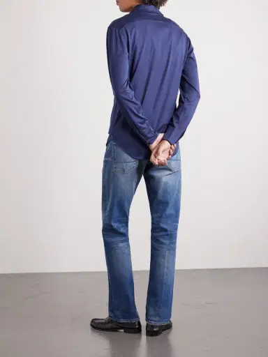 Tom Ford Silk and Cotton-Blend Shirt - Men | Thumbnail 4 Tom Ford Silk and Cotton-Blend Shirt - Men | Thumbnail 4