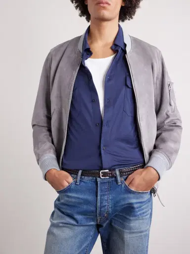 Tom Ford Silk and Cotton-Blend Shirt - Men | Thumbnail 5 Tom Ford Silk and Cotton-Blend Shirt - Men | Thumbnail 5