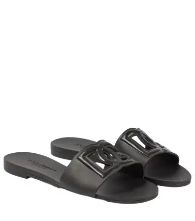 Dolce & Gabbana DG cutout slides | Thumbnail 1 Dolce & Gabbana DG cutout slides | Thumbnail 1