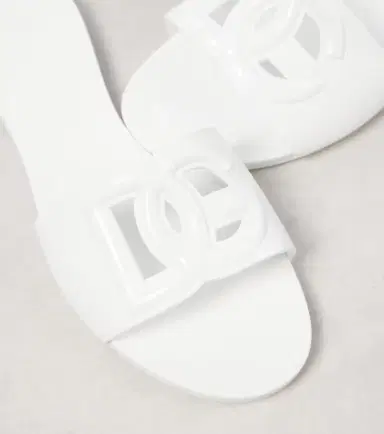 Dolce & Gabbana DG cutout rubber slides | Thumbnail 3 Dolce & Gabbana DG cutout rubber slides | Thumbnail 3